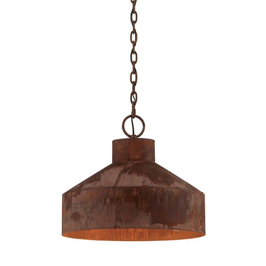 Commercial Lighting * | Rise & Shine 3-Light Rust Patina Pendant By Troy Lighting