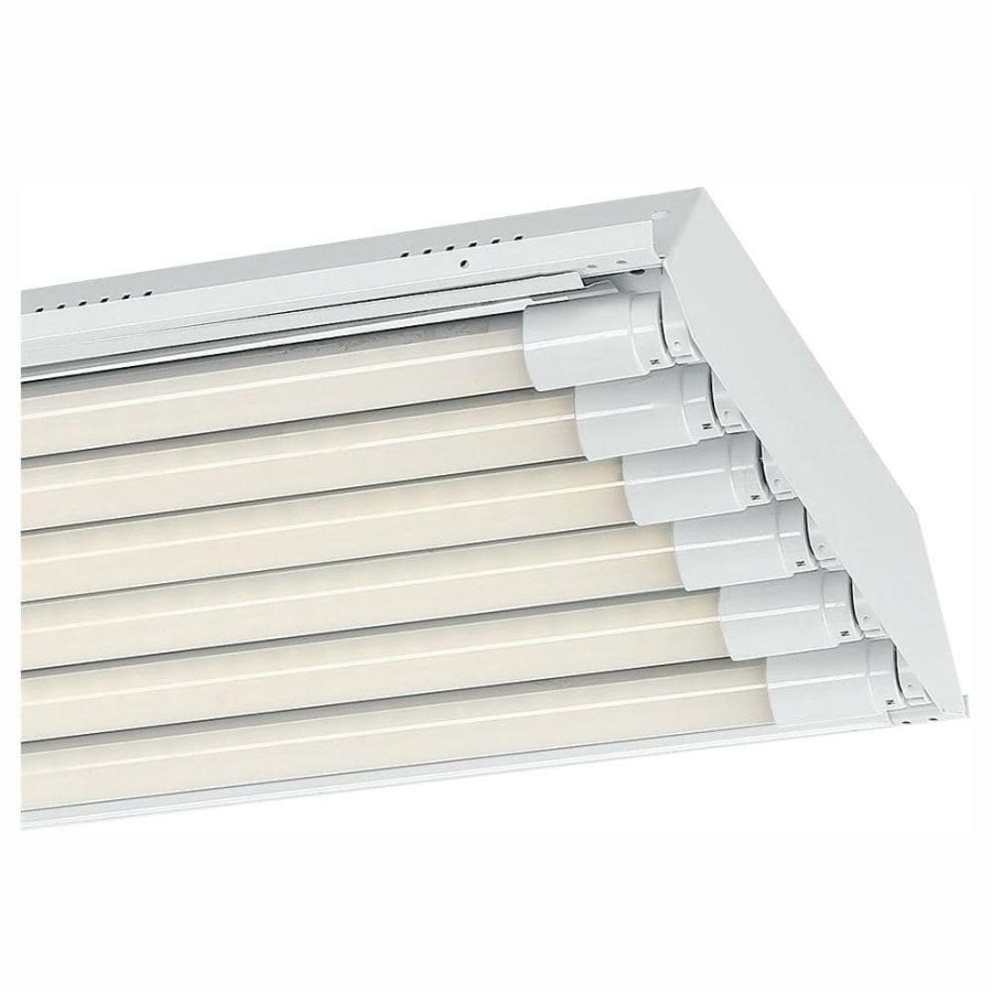 Commercial Lighting * | 4 Ft. 6-Light T8 Led White High Bay Light, 3500K By Envirolite