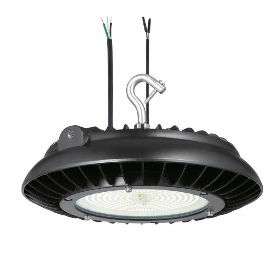 Commercial Lighting * | 11 In. Round Integrated Led Black High Bay Light, 5000K By Envirolite