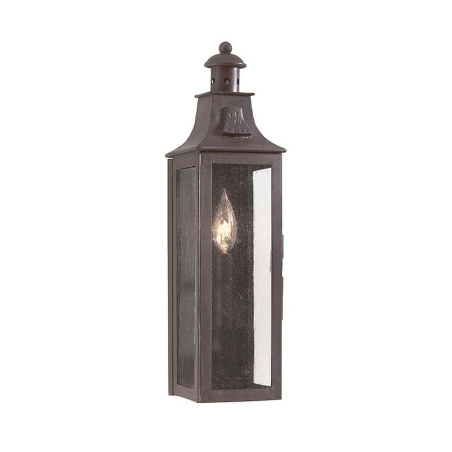 Outdoor Lighting * | Newton Old Bronze Outdoor Wall Lantern Sconce By Troy Lighting