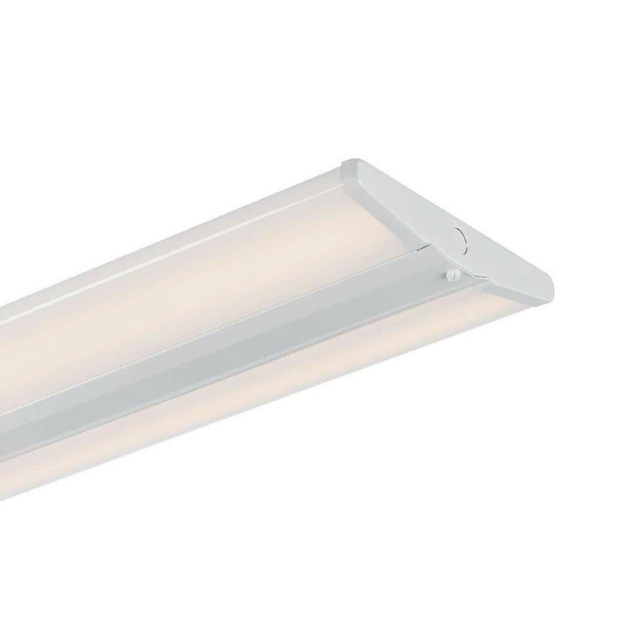 Commercial Lighting * | 4 Ft. High Output Low Profile 11463 Lumens Integrated Led White Wraparound Light 4000K By Envirolite