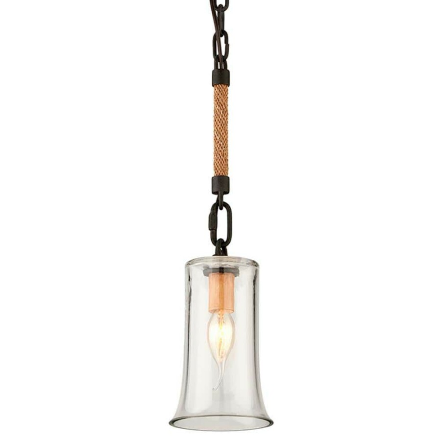 Commercial Lighting * | Pier 39 1-Light Shipyard Bronze Pendant By Troy Lighting