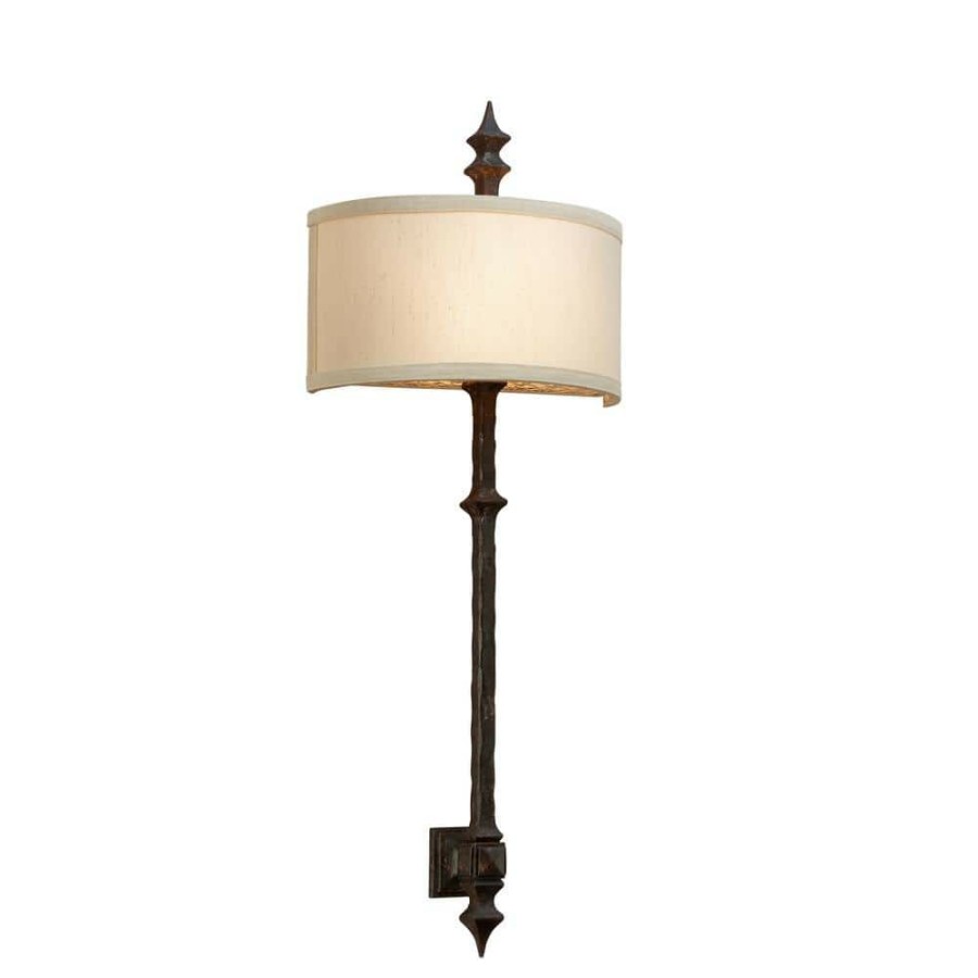 Wall Sconces * | Umbria 2-Light Umbria Bronze Wall Sconce By Troy Lighting