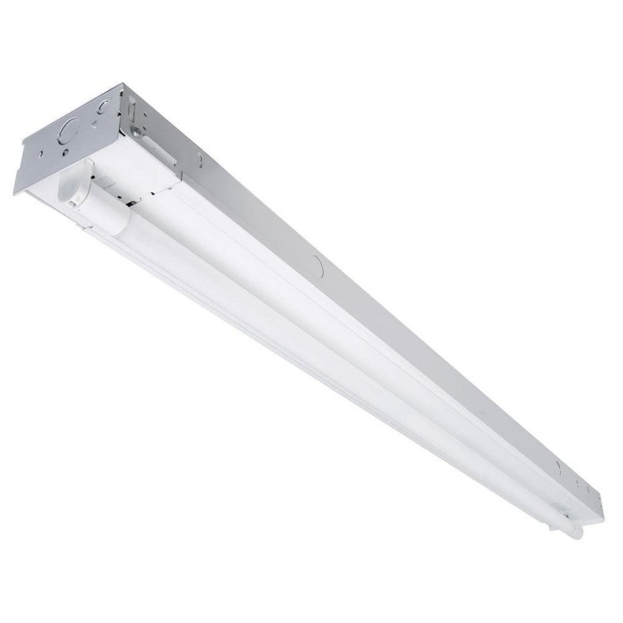 Commercial Lighting * | 4 Ft. T8 Led White Strip Light Fixture, 4000K By Envirolite