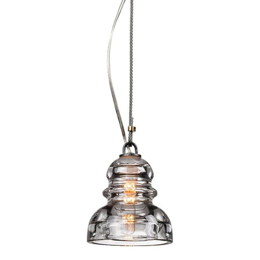 Commercial Lighting * | Menlo Park 1-Light Old Silver Pendant By Troy Lighting