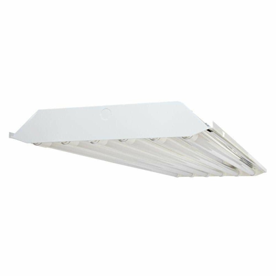 Commercial Lighting * | 4 Ft. 6-Light T8 Led White High Bay Light, 4000K By Envirolite