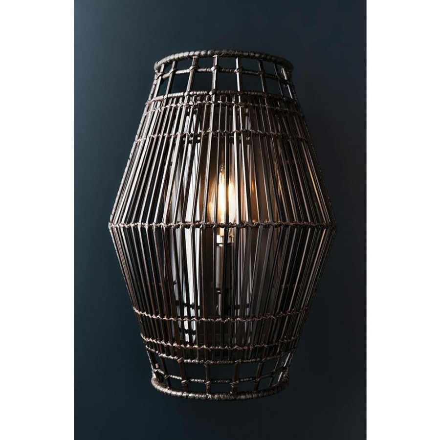 Wall Sconces * | Hunter Point 1-Light Dark Espresso Sconce By Troy Lighting