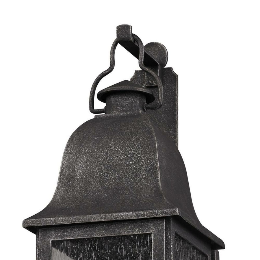 Outdoor Lighting * | Larchmont 4-Light Aged Pewter Outdoor Wall Lantern Sconce By Troy Lighting