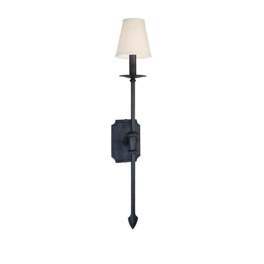 Wall Sconces * | La Brea 1-Light French Iron Sconce By Troy Lighting