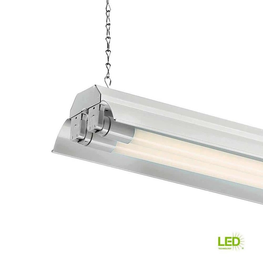 Commercial Lighting * | 4 Ft. T8 Led White Shop Light By Envirolite