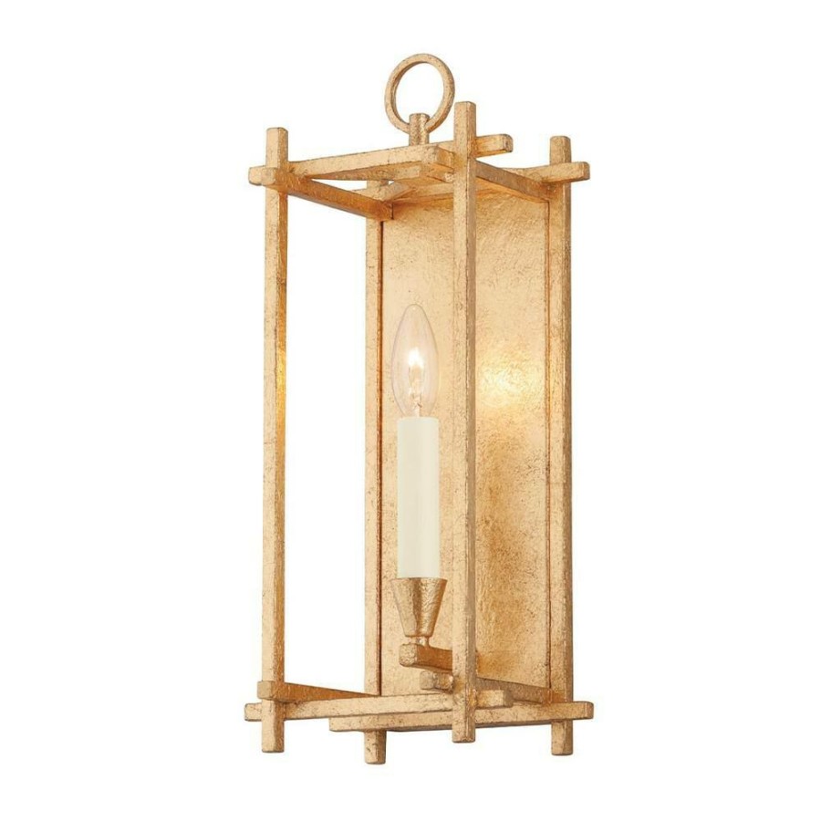 Vanity Lighting * | Huck 1 Gold Wall Sconce By Troy Lighting