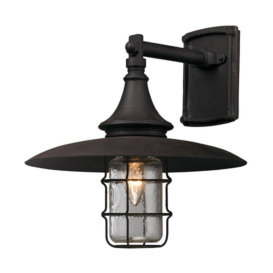 Outdoor Lighting * | Allegany Centennial Rust Outdoor Wall Lantern Sconce By Troy Lighting