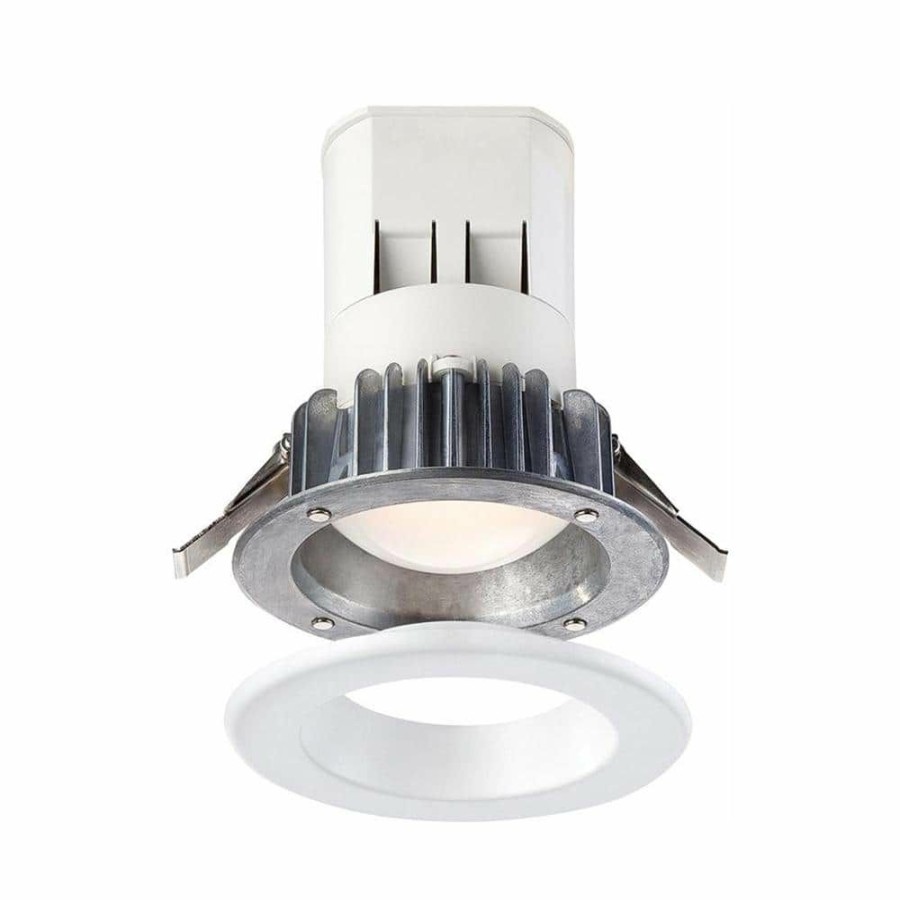 Recessed Lighting * | 4 In. Bright White Led Easy Up Recessed Can Light With 93 Cri J-Box (No Can Needed) By Envirolite