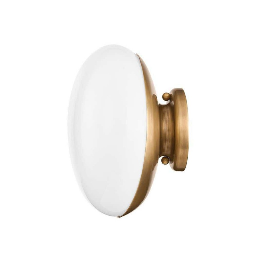 Vanity Lighting * | Ojai 1-Light Patina Brass Wall Sconce By Troy Lighting