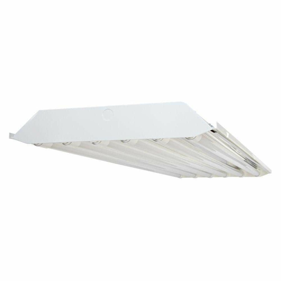 Commercial Lighting * | 4 Ft. 6-Light T8 Led White High Bay Light, 4000K By Envirolite