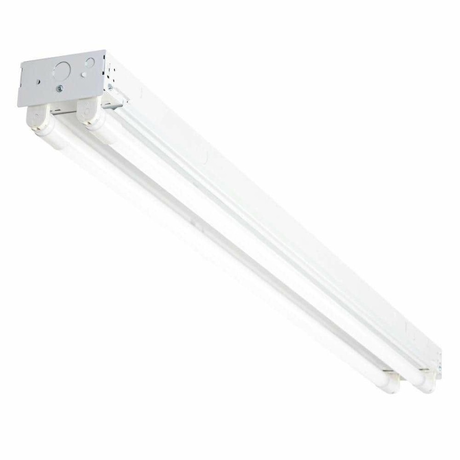 Commercial Lighting * | 4 Ft. T8 Led White Strip Light Fixture, 5000K By Envirolite