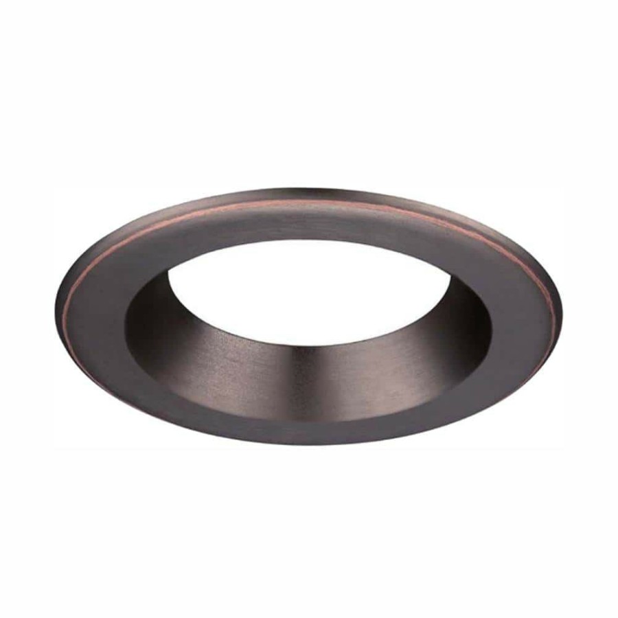 Recessed Lighting * | 6 In. Decorative Bronze Trim Ring For Led Recessed Light With Trim Ring By Envirolite