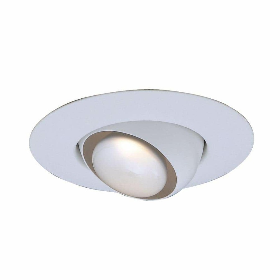 Recessed Lighting * | 6 In. R30 White Recessed Eyeball Trim (6-Pack) By Envirolite