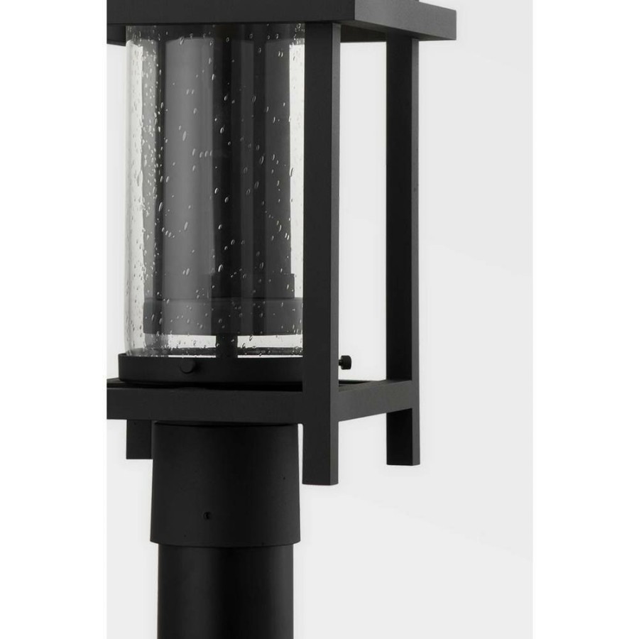 Wall Sconces * | Carlo 4-Light Textured Black, Clear Seeded Wall Sconce By Troy Lighting