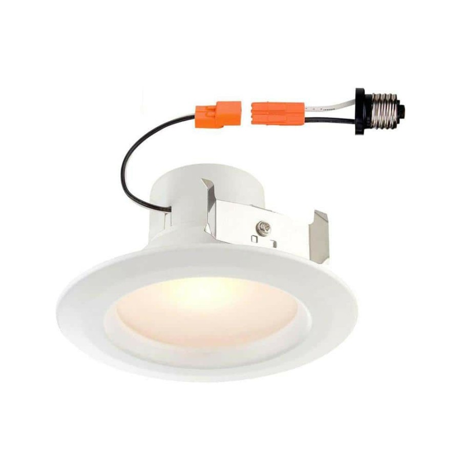 Recessed Lighting * | Standard Retrofit 4 In. White Recessed Trim Day Led Ceiling Can Light With 92 Cri, 5000K By Envirolite