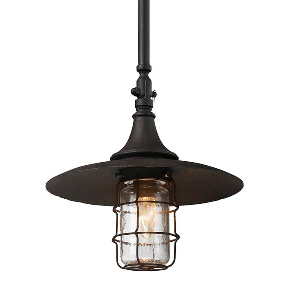 Outdoor Lighting * | Allegany 1-Light Centennial Rust Outdoor Pendant By Troy Lighting