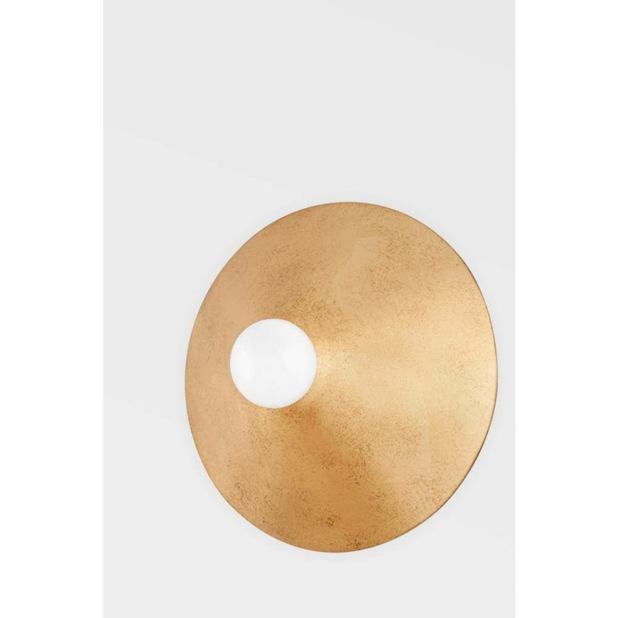 Commercial Lighting * | 16.2 In. Vintage Gold Leaf Flush Mount By Troy Lighting