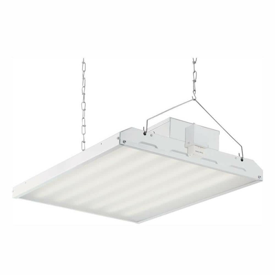 Commercial Lighting * | 2 Ft. Linear Integrated Led White High Bay Light With Microwave Occupancy Sensor, 5000K By Envirolite