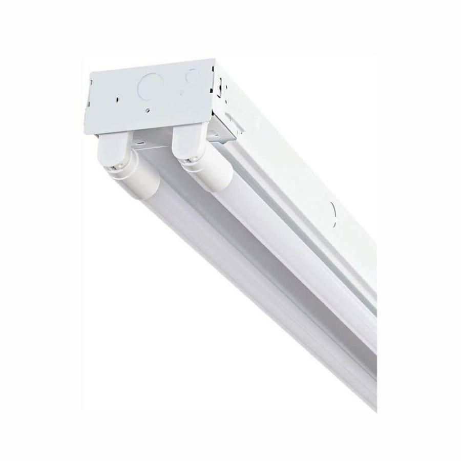 Commercial Lighting * | 4 Ft. T8 Led White Strip Light Fixture, 4000K By Envirolite