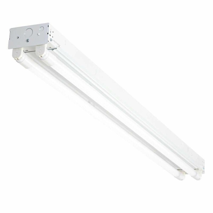 Commercial Lighting * | 4 Ft. T8 Led White Strip Light Fixture, 4000K By Envirolite