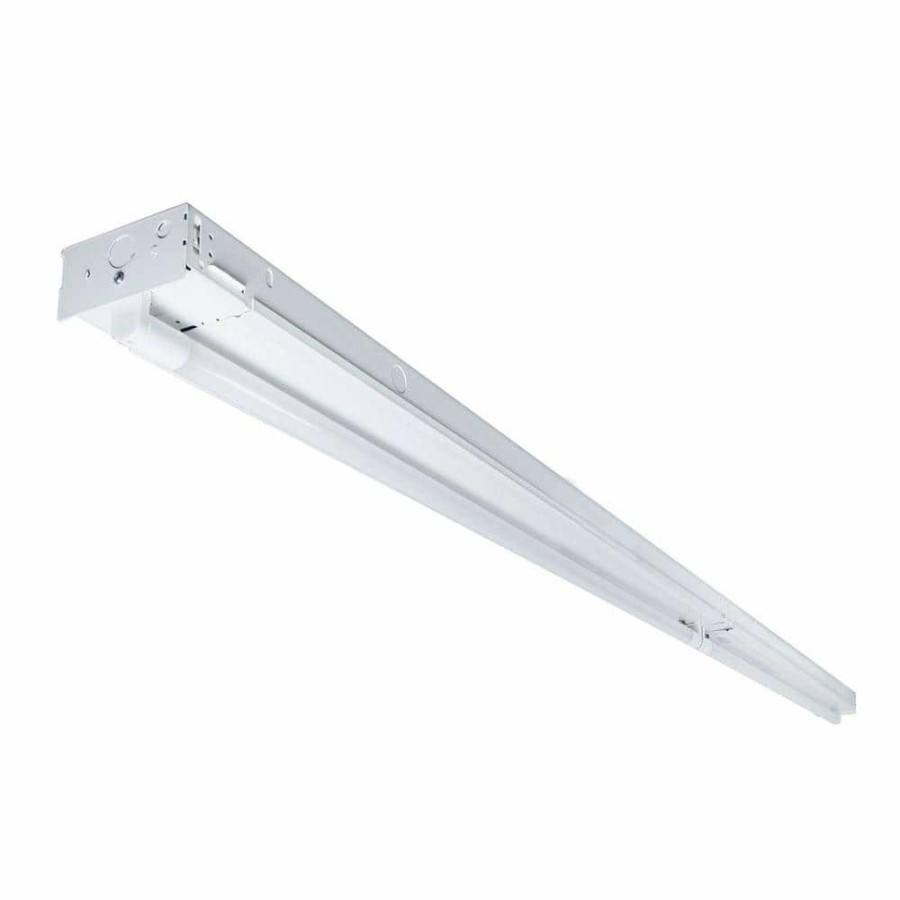 Commercial Lighting * | 8 Ft. T8 Led White Strip Light Fixture, 4000K By Envirolite