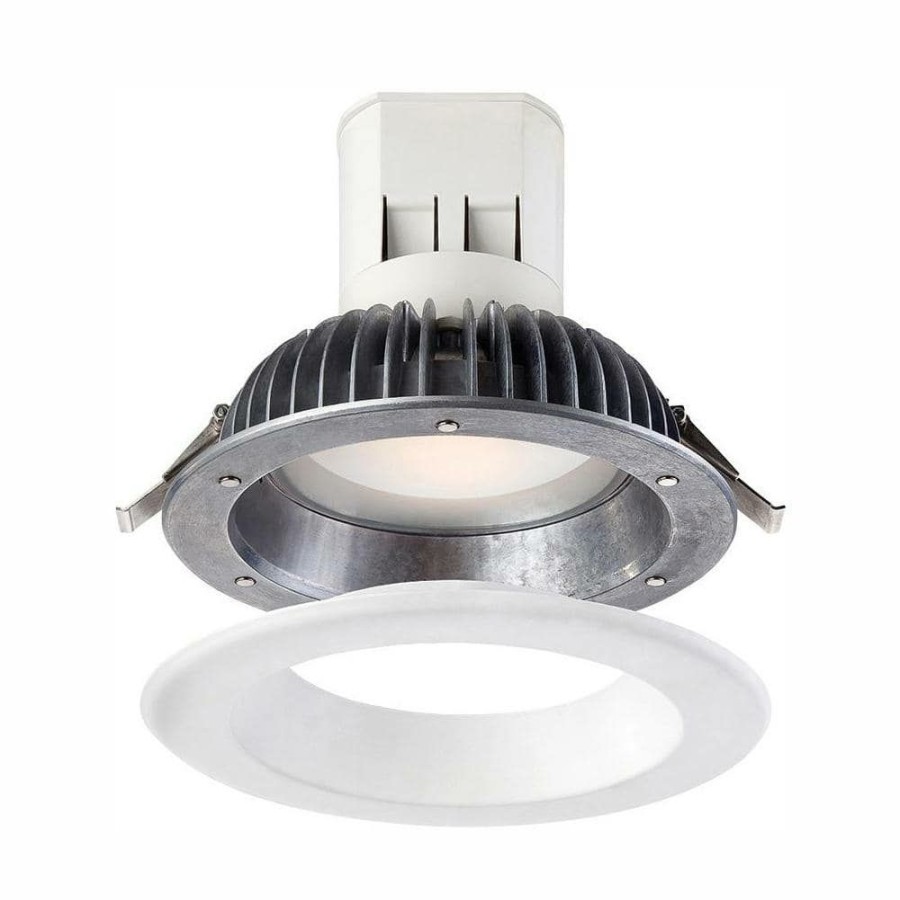 Recessed Lighting * | Easy Up With Magnetic Trim 6 In. White Integrated Led Recessed Kit By Envirolite